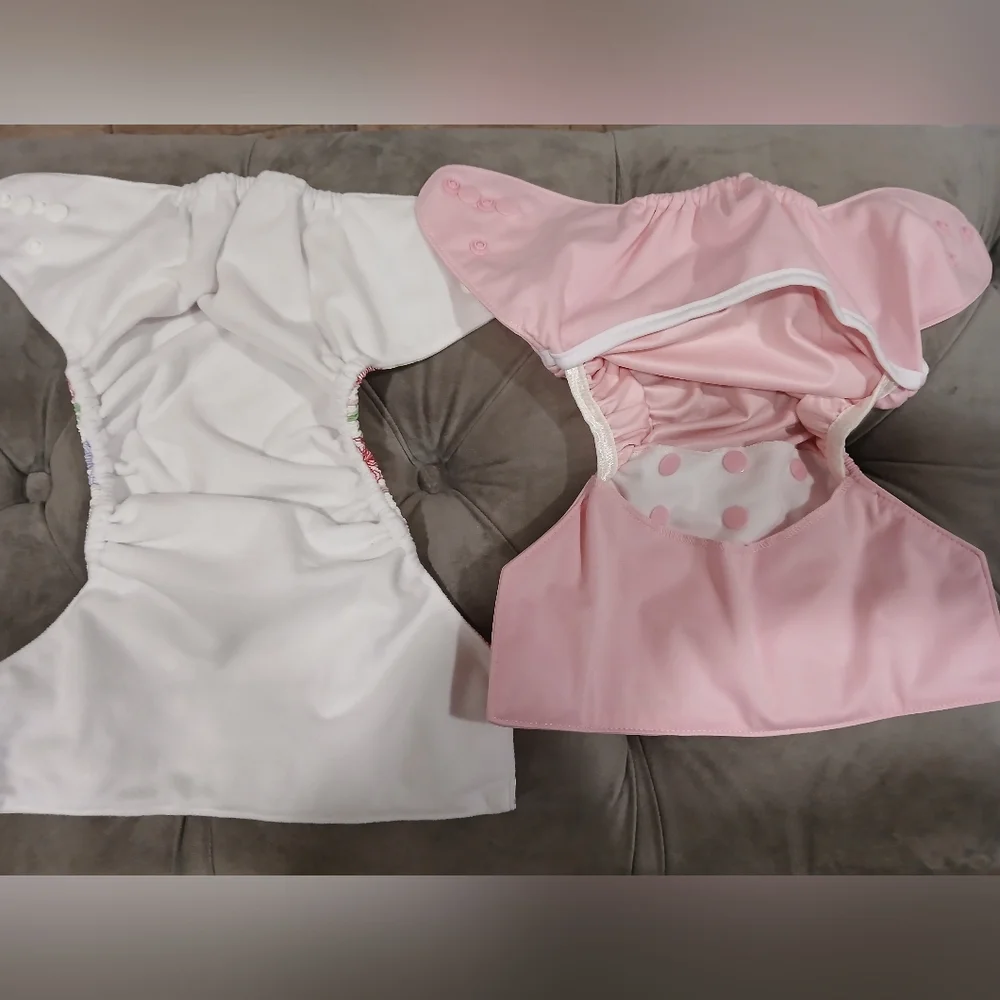Avia Floral and Pink Kids Cloth Diapers 4pc.